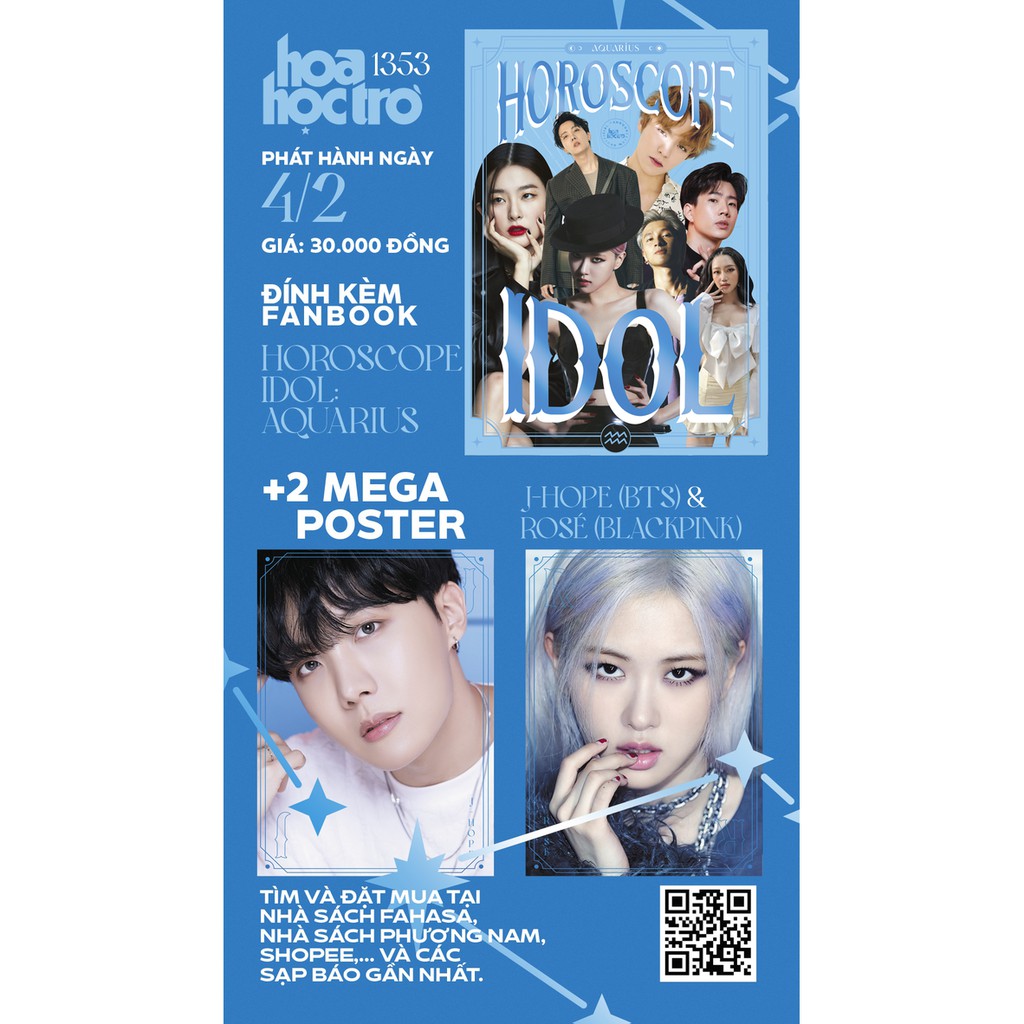 Báo Hoa Học Trò số 1353 (tặng kèm fanbook Horoscope Idol: Aquarius) | BigBuy360 - bigbuy360.vn