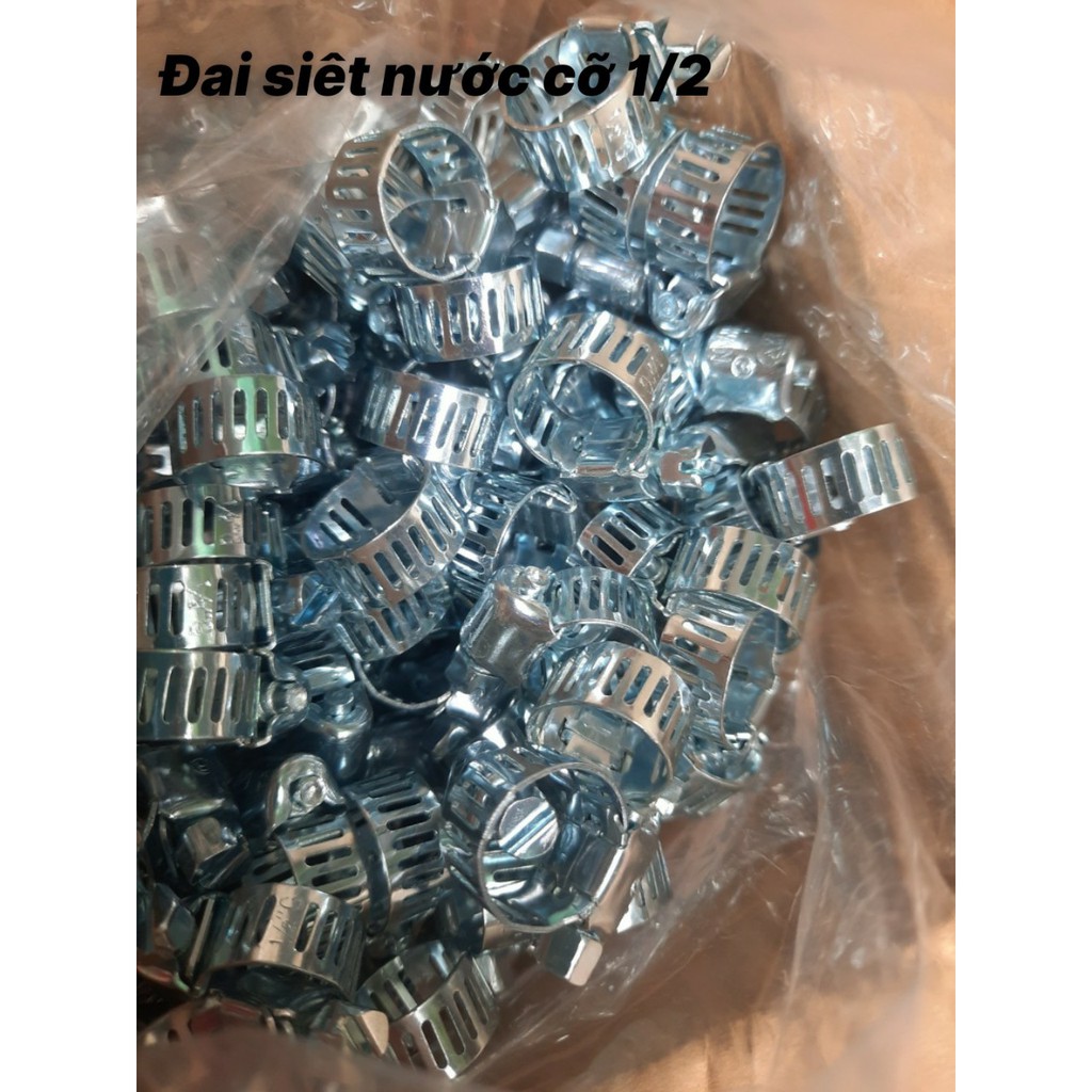 Set 10 cái đai siết cổ dê bằng ốc cỡ 1/2 loại đẹp