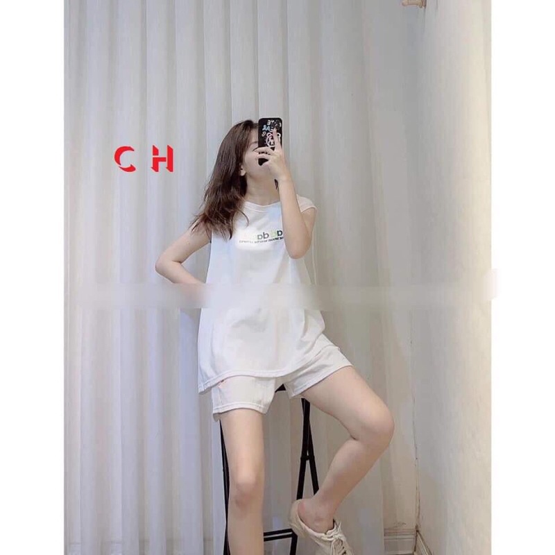 Áo tanktop ba lỗ chữ ngang AD HARI