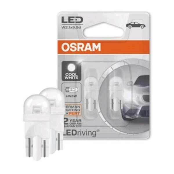 Đèn Led Ánh Sáng Trắng Cho Honda Brio Mobilio Brv Hrv Crv Freed City Jazz Fit Osram Led T10 W5W