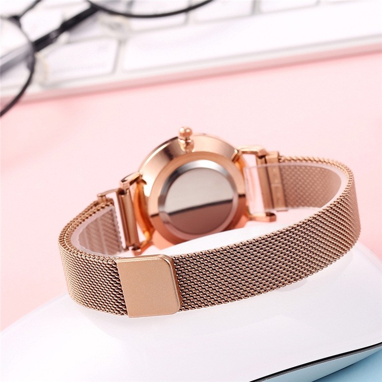 Đồng hồ nam châm nữ Meibo mặt hoa cực đẹp, kiểu dáng thời trang | BigBuy360 - bigbuy360.vn