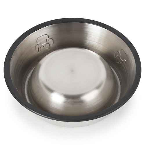 Bát ăn cho chó mèo bằng Inox có đế cao su chống trượt