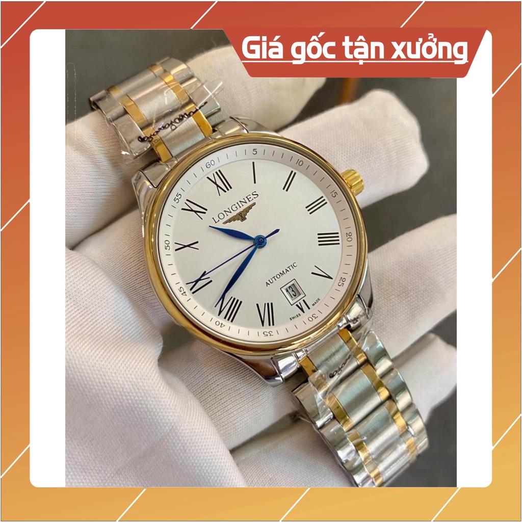 Đồng Hồ Nam longines Sapphire L25184 Máy Cơ Automatic Nhật Mặt Cọc La Mã