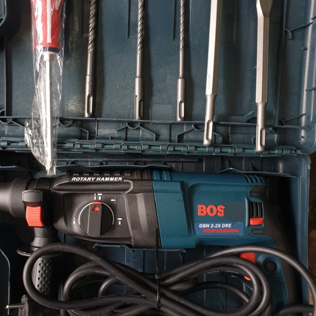 Máy khoan bê tông 800W mũi gài , máy khoan đục tường đa năng