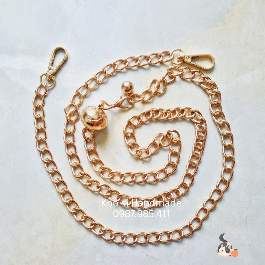 Dây xích phối hạt kim loại , dễ dàng điều chỉnh chiều dài dây
