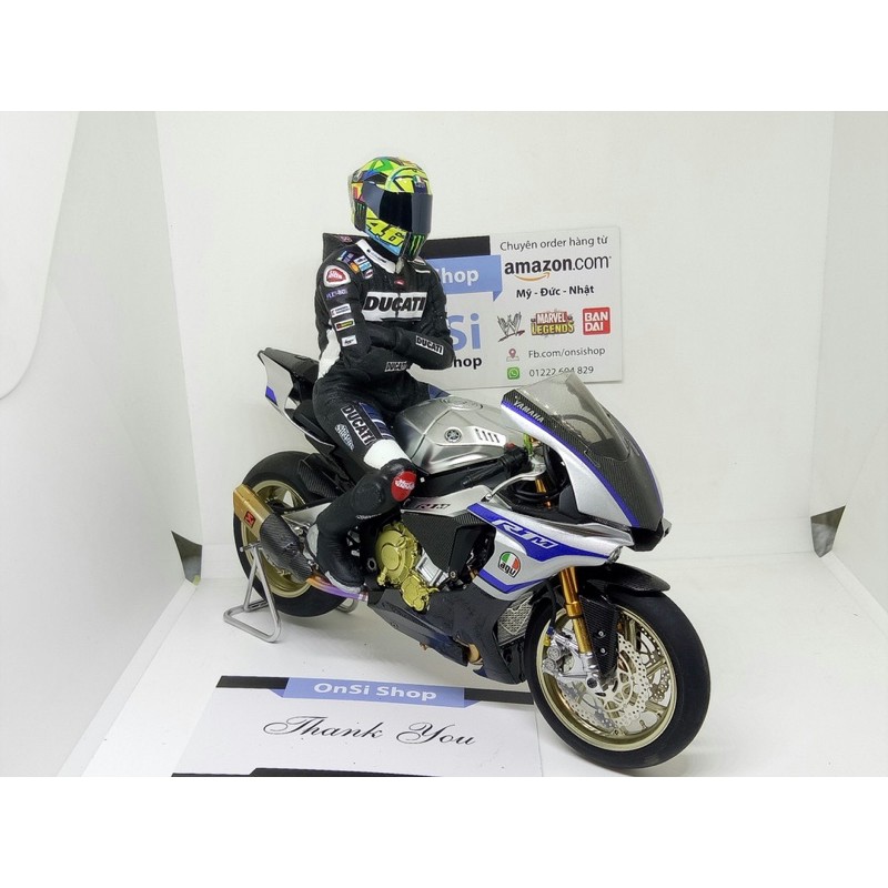 Mô hình nhân vật kèm nón   DUCATI handmade  tỉ lệ 1/12