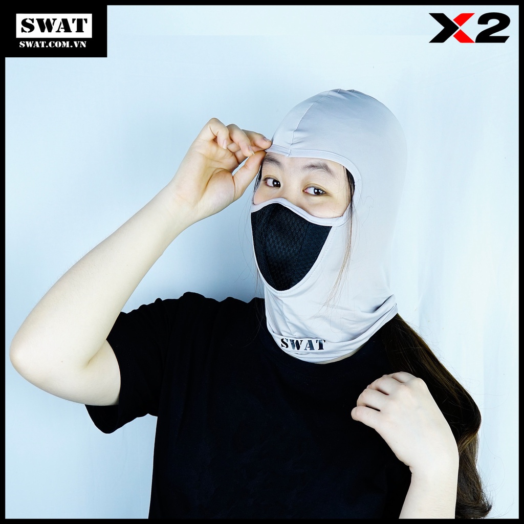 Khăn Ninja Swat X2 Trùm Đầu Đi Chơi, Đi Phượt Tiện Lợi