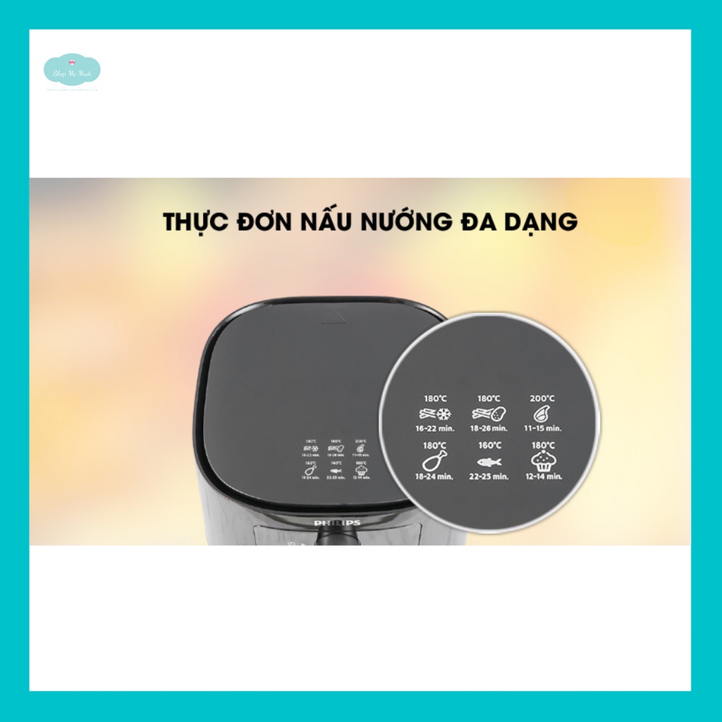 Nồi chiên không dầu Philips HD9200/90 2.4/4.1l