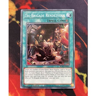 [ Đậu Phộng ] Thẻ Bài Yugioh Spell Tri-Brigade Rendezvous - BLVO-EN056 - Common