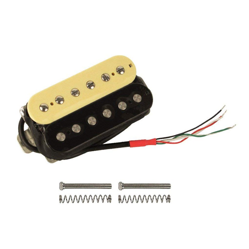 Bộ pickup Humbucker lõi đôi đầu ra cao tần màu đen họa tiết ngựa vằn cho đàn guitar