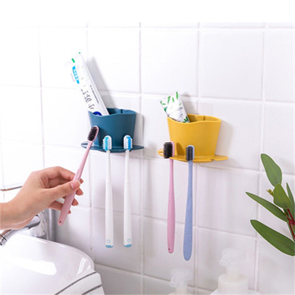 Giá đỡ bàn chải kem đánh răng gắn tường tiện lợi