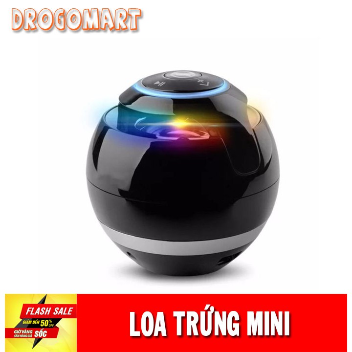 ( FREESHIP 99K ) Loa bluetooth mini di động hình cầu Loa trứng mini 360 độc đáo hỗ trợ thẻ nhớ Bảo Hành 6 tháng