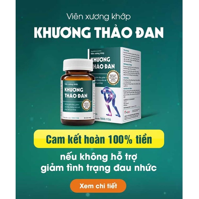 Xương Khớp Khương Thảo Đan - Mua 6 Tặng 1