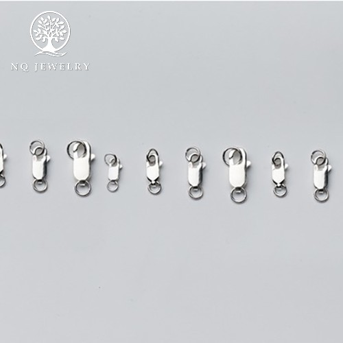 Charm bạc móc khóa kết vòng tay, dây chuỗi - NQ Jewelry