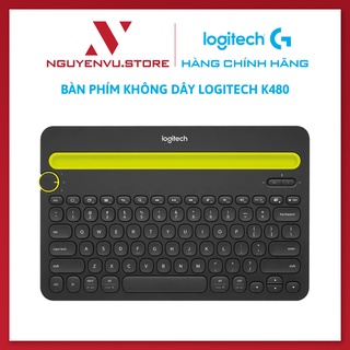 Bàn Phím Không Dây Logitech K480 (Đen) - Hàng Chính Hãng
