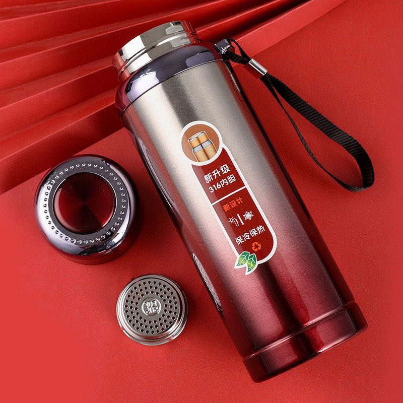 Bình giữ nhiệt thép 316 ko rỉ 600ml/800ml/1000ml lõi inox 304
