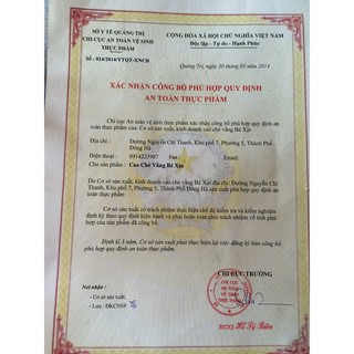 CAO CHÈ VẰNG BÉ XỊN 0,5kg
