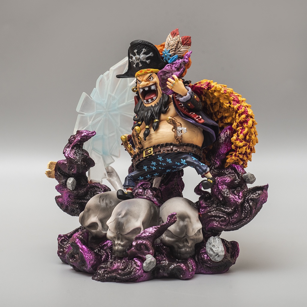 Mô hình One Piece Râu Đen Marshall D.Teach cao 15cm, Mô Hình trang trí One Piece Figure nhân vật Râu Đen Haki Shop