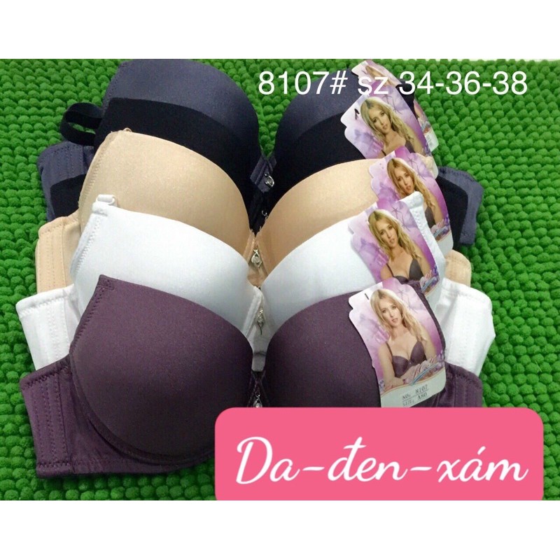Áo ngực (8107) Trơn dầy vừa cup xéo.