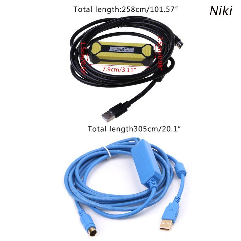 Dây cáp lập trình Niki USB-SC09-FX cho Mitsubishi FX Series PLC