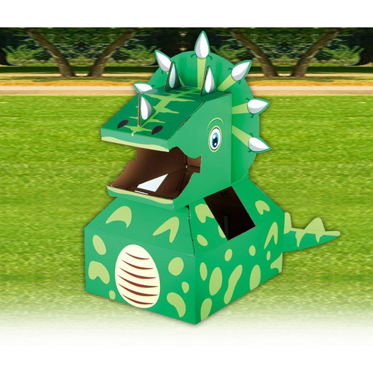 DIY tự tay làm Khủng Long Bằng Bìa Carton cho Bé vui chơi thỏa thích