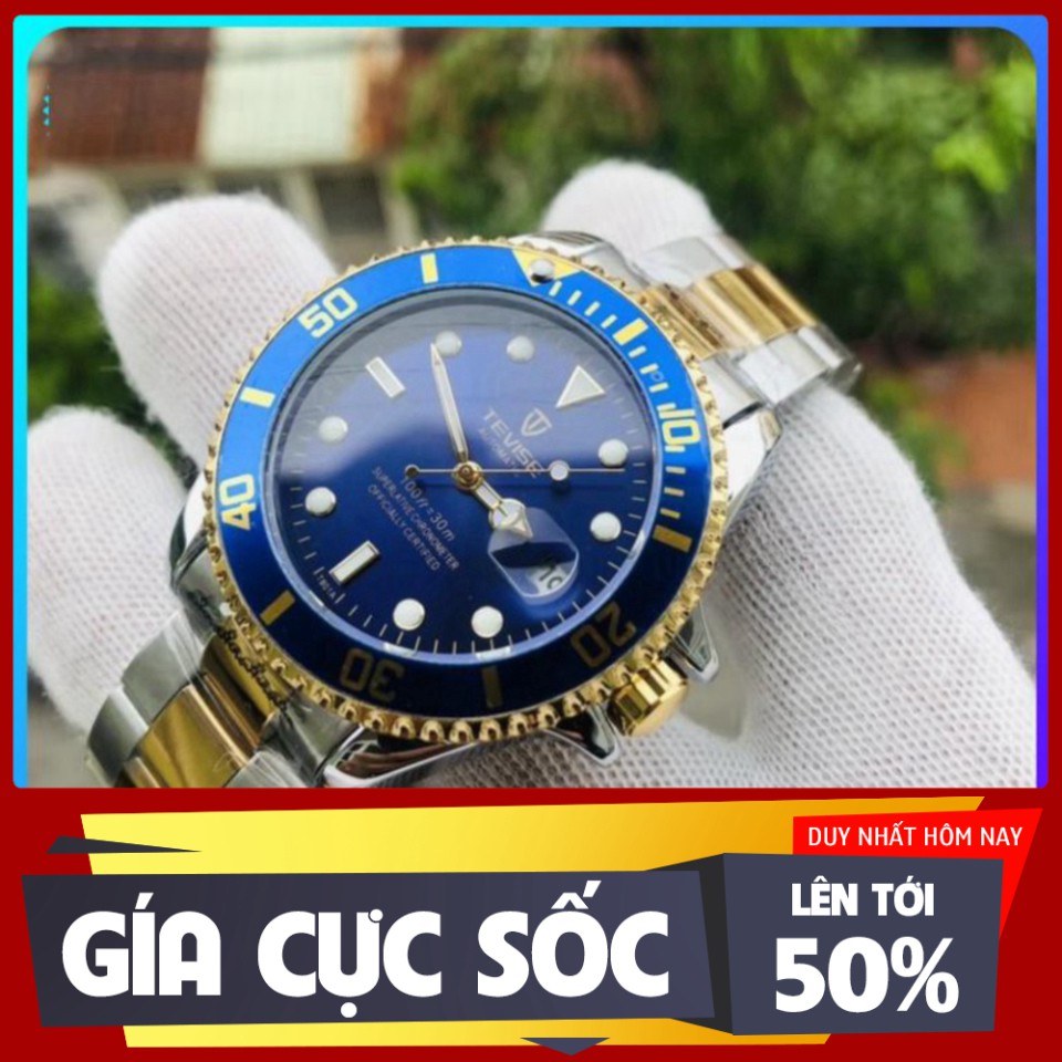 SIÊU PHẨM Đồng hồ nam TEVISE chính hãng cơ lộ máy cao cấp cực sang chảnh (Đồng hồ cơ nam cao cấp) HÀNG CỰC CHẤT