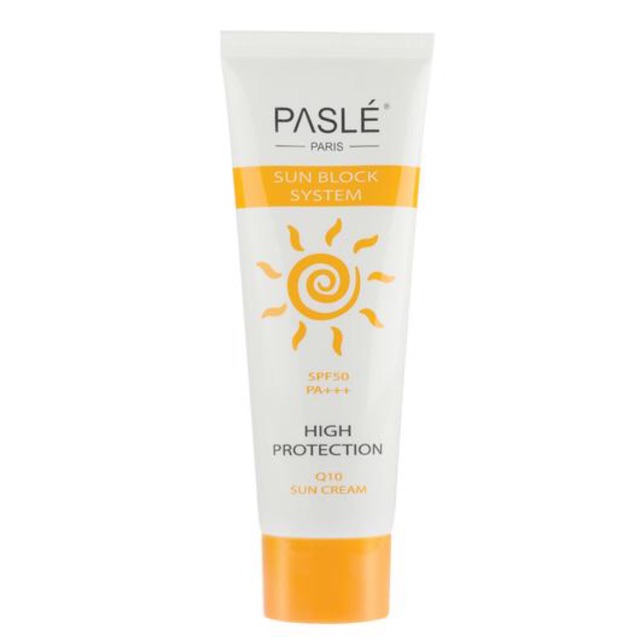 PASLÉ Q10 SUN CREAM SPF 50 PA +++ - KEM SIÊU CHỐNG NẮNG DẠNG TRANG ĐIỂM SPF 50+++