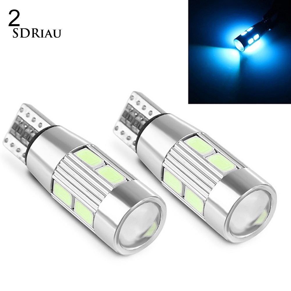 Bộ 2 đèn pha chiếu sáng T10 12V 5630 SMD dành cho xe hơi