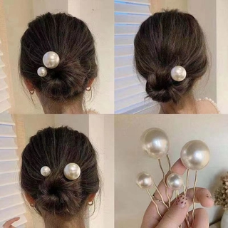 Kẹp Tóc Đính Ngọc Trai Đơn Giản Sang Trọng Cho Nữ