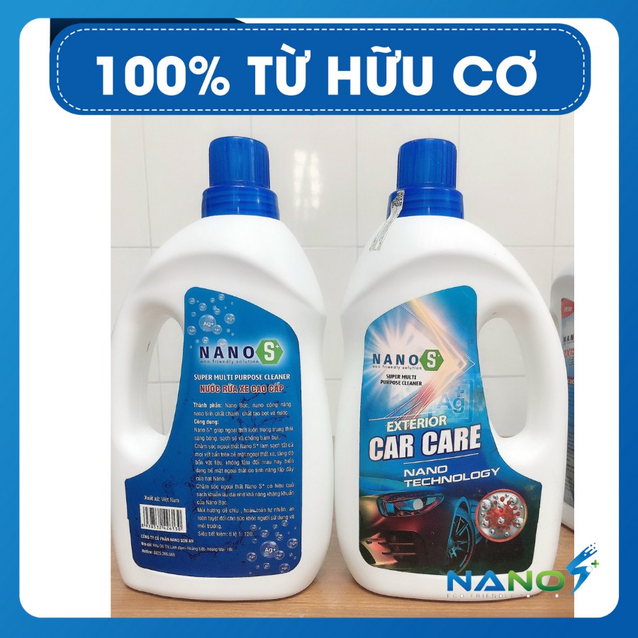 Dung dịch nước rửa xe ô tô  Nano S+ ( 500ml )