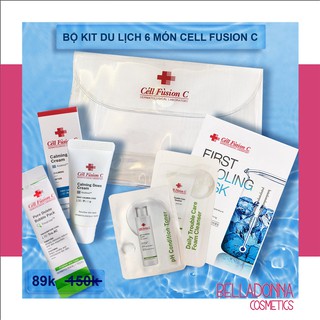 Bộ Kit Dưỡng Da Du Lịch 6 Món Cell Fusion C Travel Kit [6 Item]