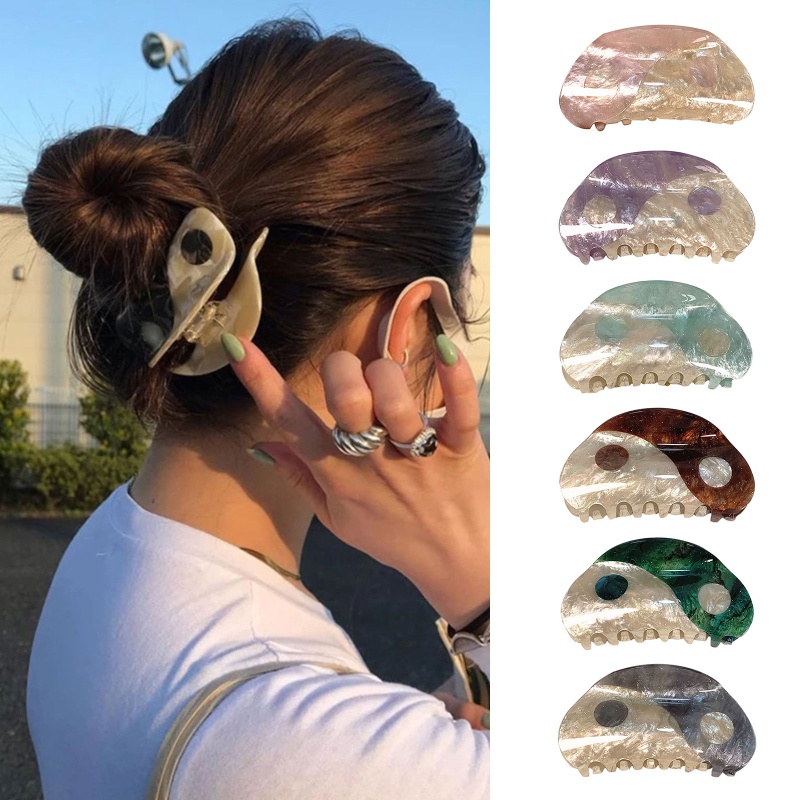 Kẹp Tóc Acrylic Thời Trang Cho Nữ