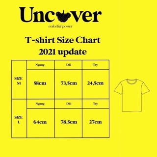 [Uncover Chính Hãng] Áo thun BASIC V2 𝗨𝗡𝗖𝗢𝗩𝗘𝗥