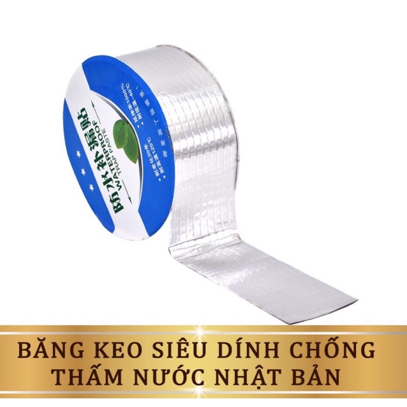 (Khổ 10cm 5cm) Băng keo chống thấm - băng dính Vá Ống Nước dính mọi vật liệu siêu dính siêu đàn hồi - Tee &amp; Mee