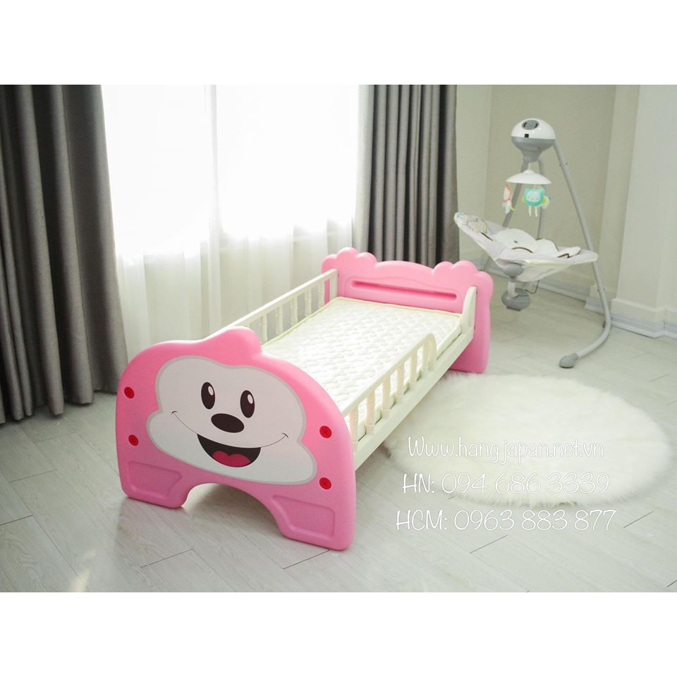 Giường nhựa Holla cho bé từ sơ sinh trở lên kích thước 142x78x61cm hàng chính hãng