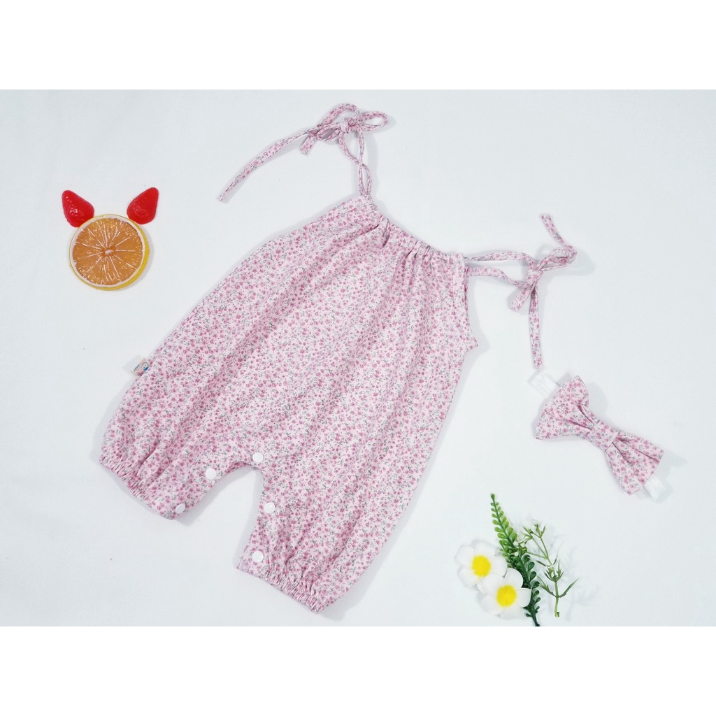 BODY 2 DÂY DÀNH CHO BÉ GÁI KÈM NƠ DỄ THƯƠNG SIZE 4 - 10 KÝ [SiHu Baby Shop]