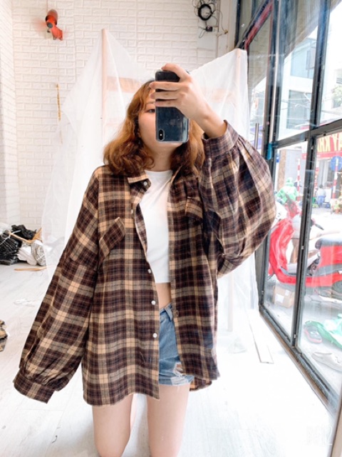 ÁO SƠ MI FORM TO TÚI GIẢ (clip thật,ảnh thật) | BigBuy360 - bigbuy360.vn