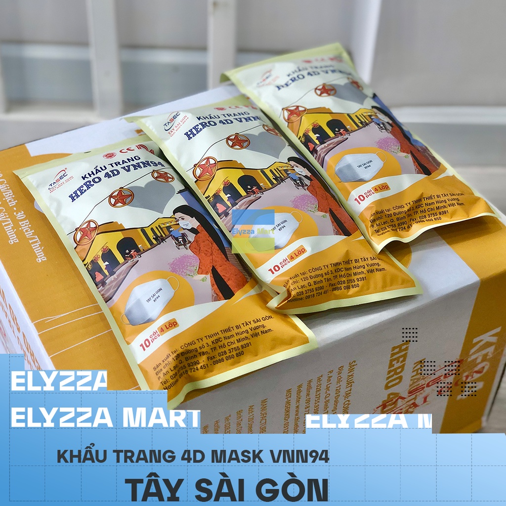 Khẩu Trang Y Tế 4D Tây Sài Gòn VNN94