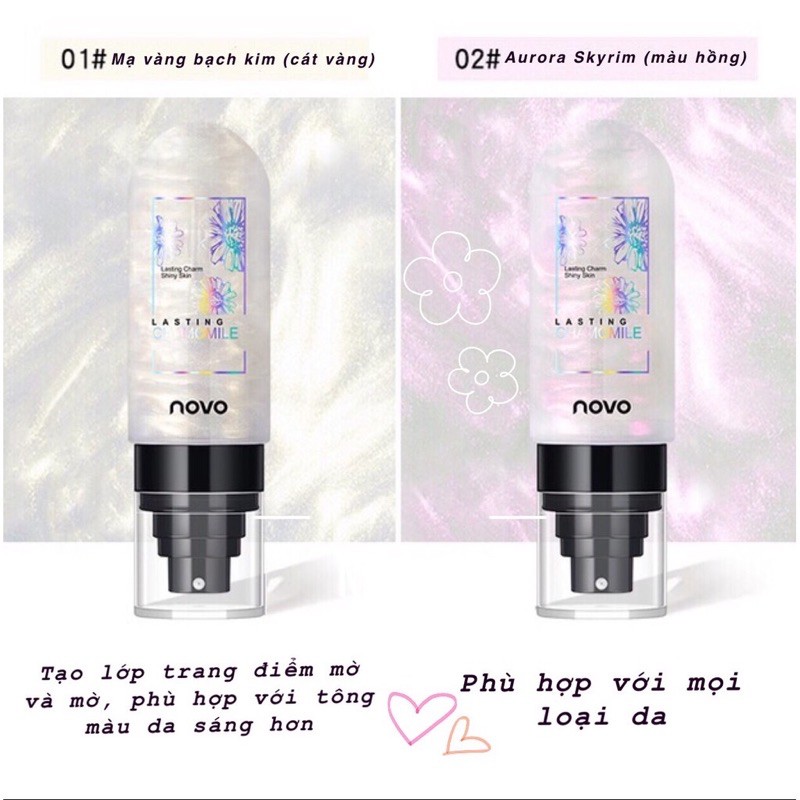 Xịt khoá nền & bắt sáng nhũ makeup Novo | BigBuy360 - bigbuy360.vn