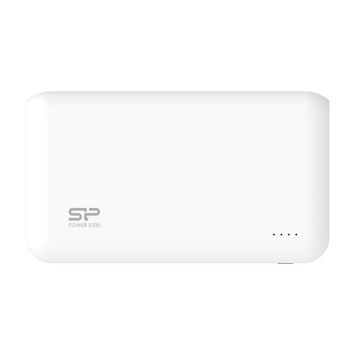 Pin sạc dự phòng Silicon Power S100 10.000mAh Đen / trắng - Hãng phân phối chính thức