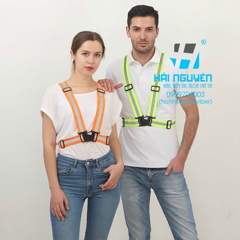Áo phản quang đi phượt thun - áo phản quang bảo hộ lao động thun cao cấp