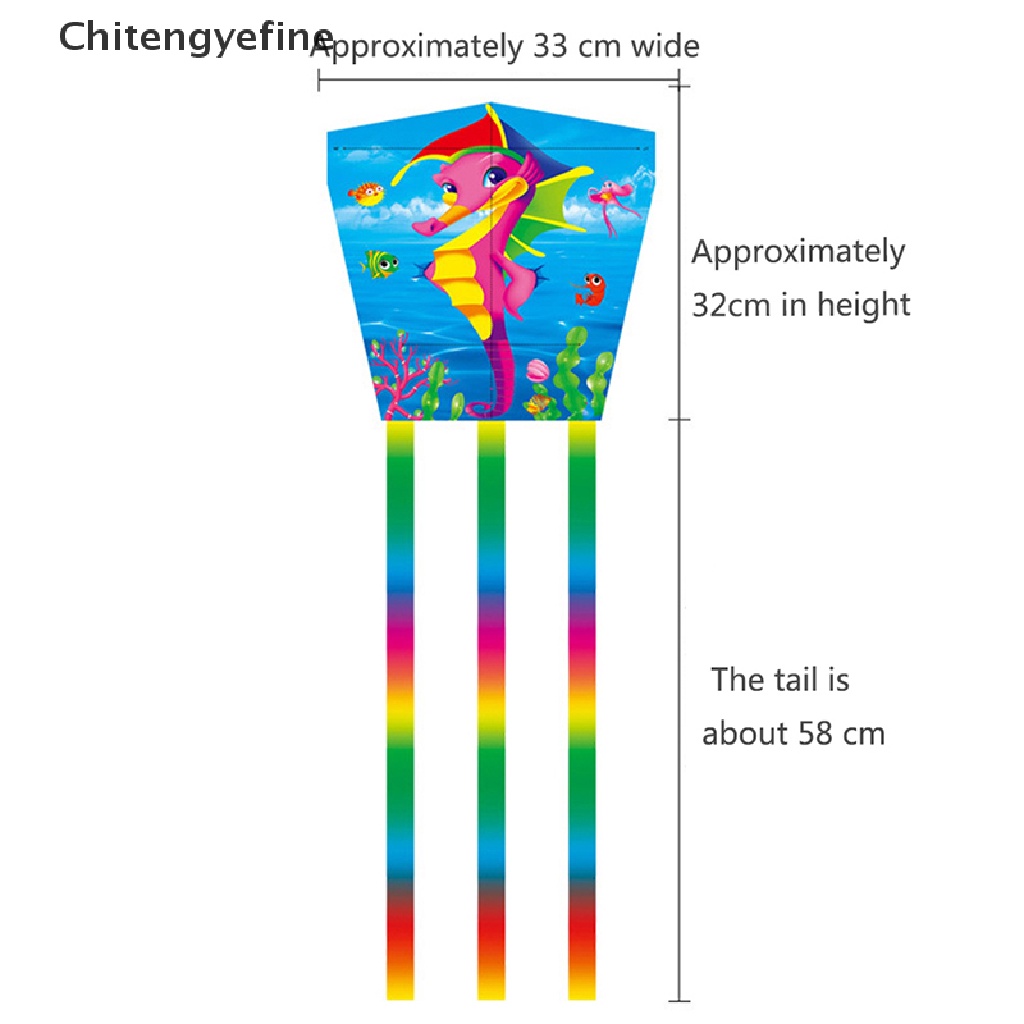 CTYE Flying Kite Butterfly Bee Fish Airplane Model Toy Children Kids Fun Sports Toys FINE