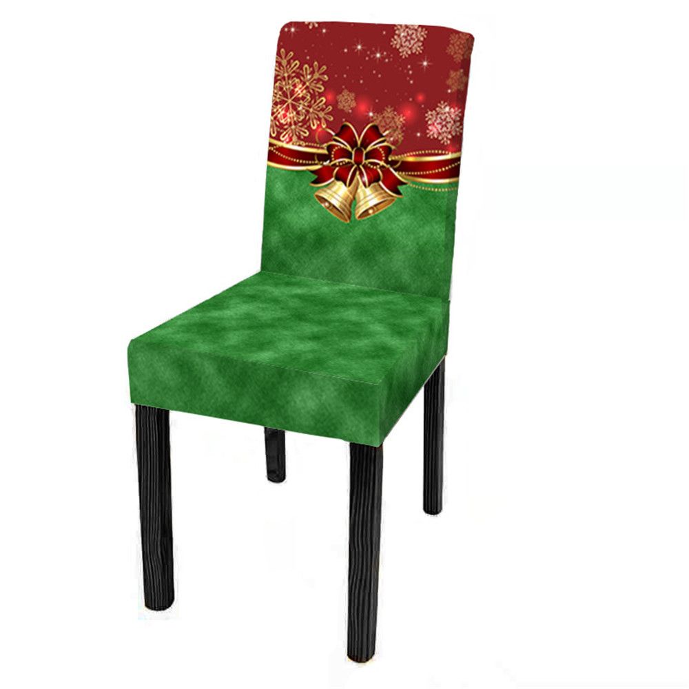 Vỏ bọc ghế ngồi bàn ăn chống bẩn in hình ông già Noel dễ thương