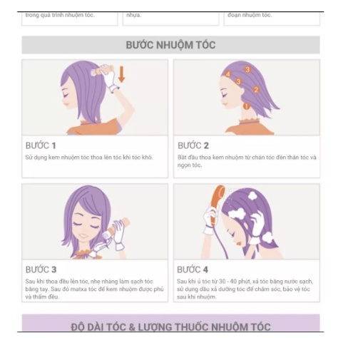 Thuốc Nhuộm Tóc Màu Xanh Đen Không Tẩy
