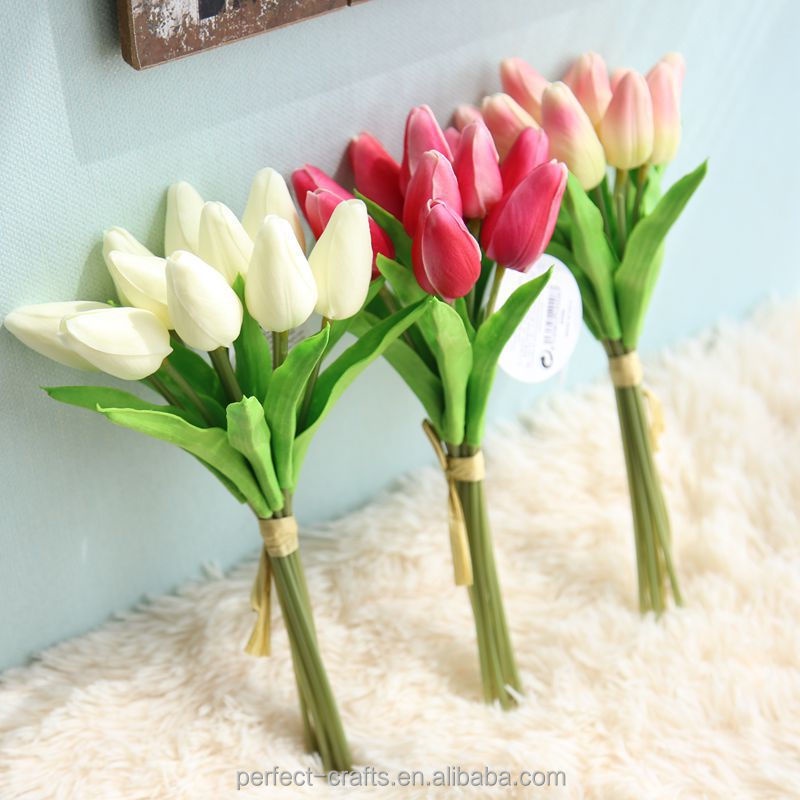 Hoa Tulip Nhân Tạo Trang Trí Trong Nhà/Tiệc Cưới