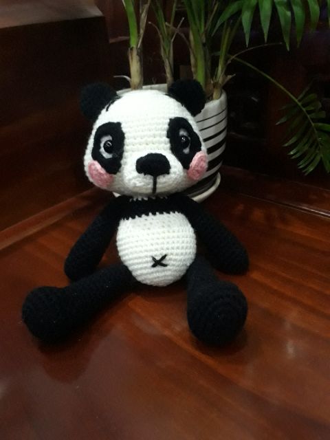 Thú bông handmade - gấu trúc panda