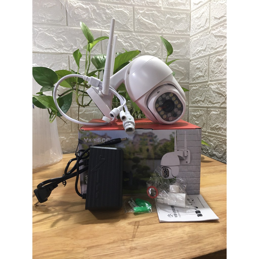 Camera Yoosee ngoài trời Xoay 360 độ PTZ 10 Led FHD 1080P | BigBuy360 - bigbuy360.vn