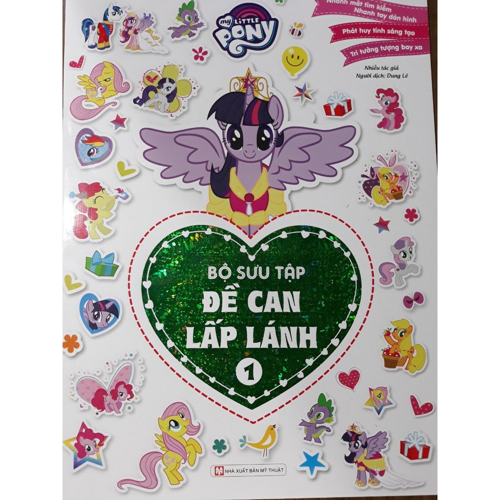 Sách - My Little Pony - Bộ Sưu Tập Đề Can Lấp Lánh 1