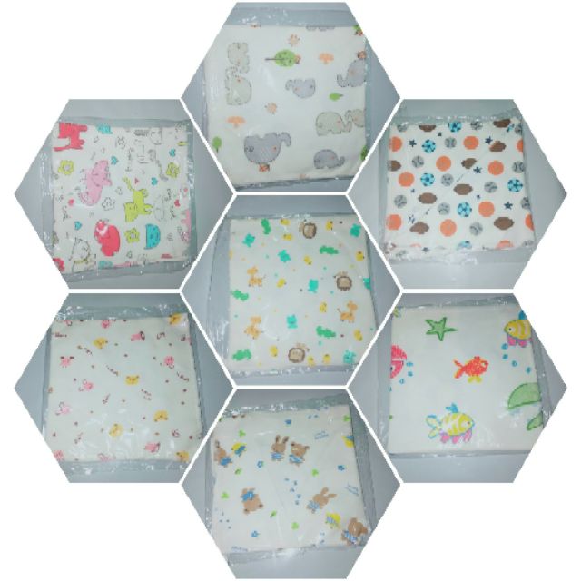 Khăn Yếm Tam Giác Cotton  2 lớp