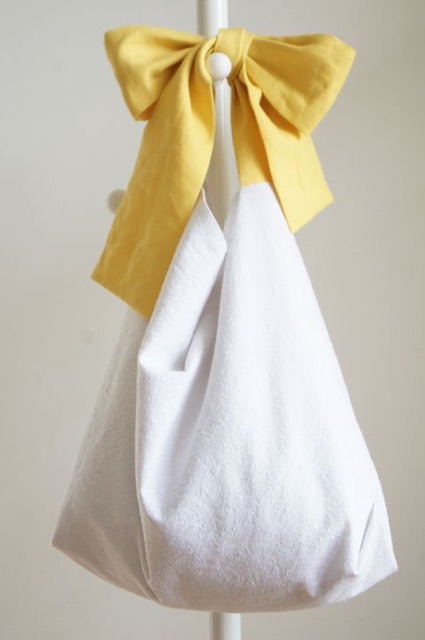 Túi canvas quai nơ